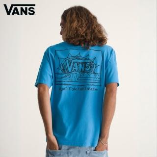 【VANS】官方旗艦 Bright Day 藍色短袖T恤