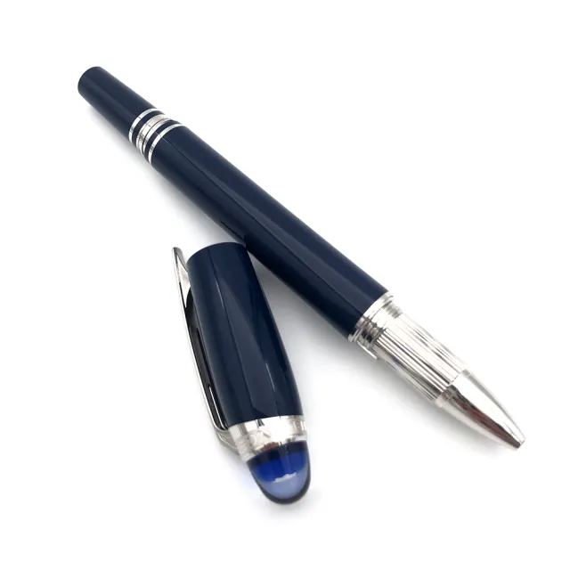 【MONTBLANC 萬寶龍】星際行者藍色星球系列珍貴樹脂細字筆125291(MB132440)