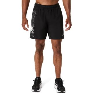 【asics 亞瑟士】短褲 男 運動褲 ICON 7吋 黑 2011D455-001