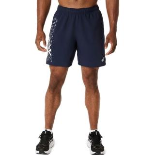 【asics 亞瑟士】短褲 男 運動褲 ICON 7吋 藍 2011D455-401