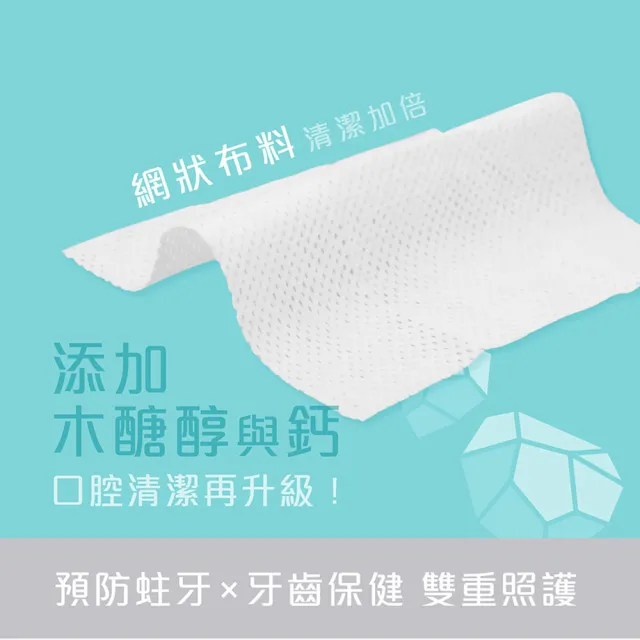 【CSD 中衛】W博拭 潔牙濕紙巾-3盒入(30包/盒)