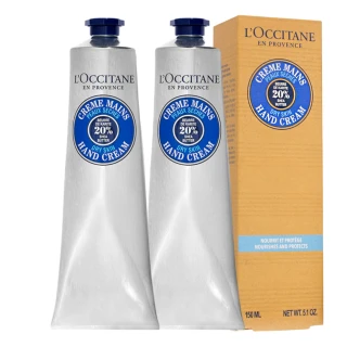 【L&rsquo;Occitane 歐舒丹】乳油木護手霜150ml 2入(新版-國際航空版)