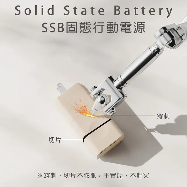 【koee】固態防爆5000mAh三合一行動電源 自帶AC插頭+Apple Watch手錶磁吸充 帶線快充