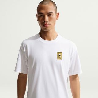 【NIKE 耐吉】短袖上衣 男 寬鬆 AS U NSW TEE LSE CAFE SWOOSH V 白 IH1158-100