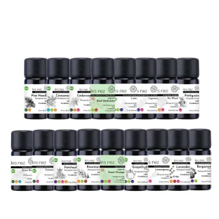【Les nez 香鼻子】天然單方/有機認證純精油 10ml 多款任選｜30ml 限定香氣(精油任選 薰衣草 檜木 佛手柑)