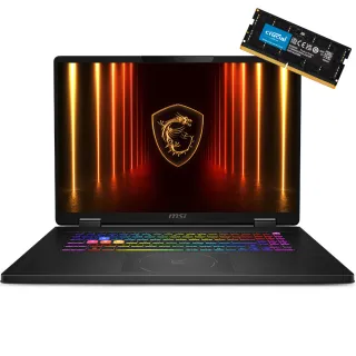 升級32G★【MSI 微星】18吋Ultra9-275HX  RTX5060電競筆電(Crosshair 18 HX/16G/1T SSD/W11/A2XWFKG-058TW)