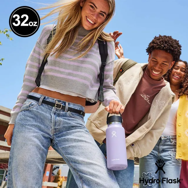 【Hydro Flask】32oz/946ml 寬口 真空 保溫瓶 多色可選(大口徑 大容量 提把 保冰 保冷 保溫)