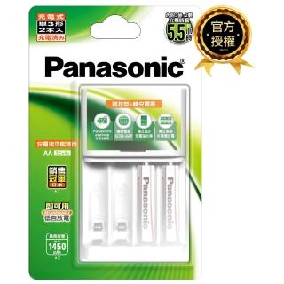 【Panasonic 國際牌】Panasonic充電組 BQ-CC17+3號2顆電池套裝 K-KJ17LG20TW(經濟型)