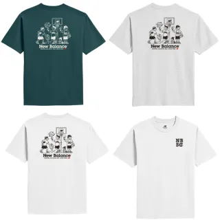 【NEW BALANCE】NB NB BOY籃球隊短T_中性_白/灰_MT61A9TEAAV_MT61A9TEAHH_MT61A9TEWT(美版 版型偏大)