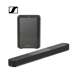 【SENNHEISER 森海塞爾】AMBEO plus + Sub 家庭劇院組 Soundbar 聲霸 公司貨