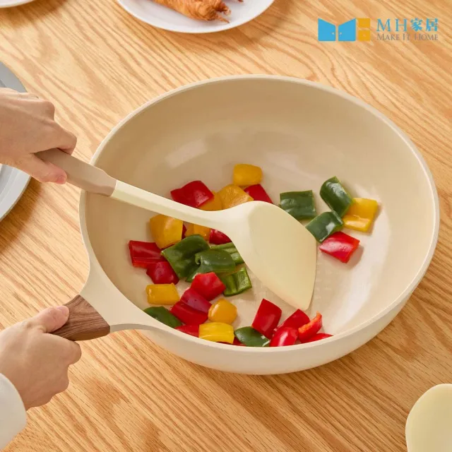 【MH家居KITCHEN】韓國製不沾平底煎炒鍋30CM(平底鍋/炒鍋/深鍋/煎鍋)