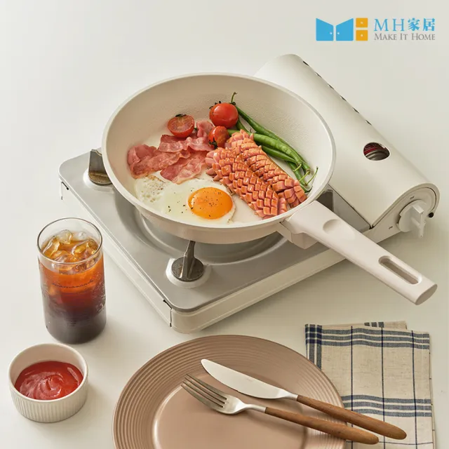 【MH家居KITCHEN】韓國製不沾平底煎鍋24cm(平底鍋/不沾鍋/IH爐可用)