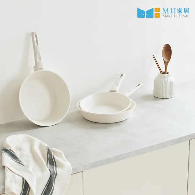 【MH家居KITCHEN】韓國製不沾平底煎鍋24cm(平底鍋/不沾鍋/IH爐可用)