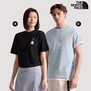 【The North Face】男女款純棉手繪印花短袖T恤 (多色可選)