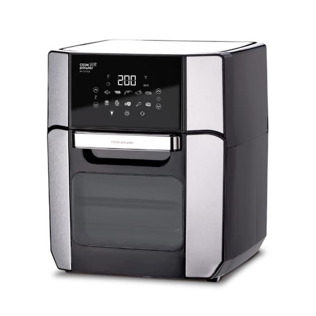  鍋寶 AF-1271BA 空氣炸鍋，內部採用不鏽鋼材質，容量20L以下，適閤家庭使用。尺寸約長36 x 寬33 x 高37cm，重量7.4kg，電壓110V / 頻率60Hz，消耗功率1400~1500W。中國製造，提供2年保固。健康無油炸烹調，操作簡單，快速加熱，理想的廚房好幫手。 