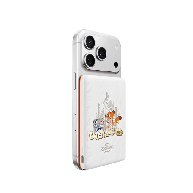 【BELKIN】BoostCharge 輕薄型磁吸式行動電源_迪士尼系列_動物方城市_5000mAh(BPD010qcOG-DY)