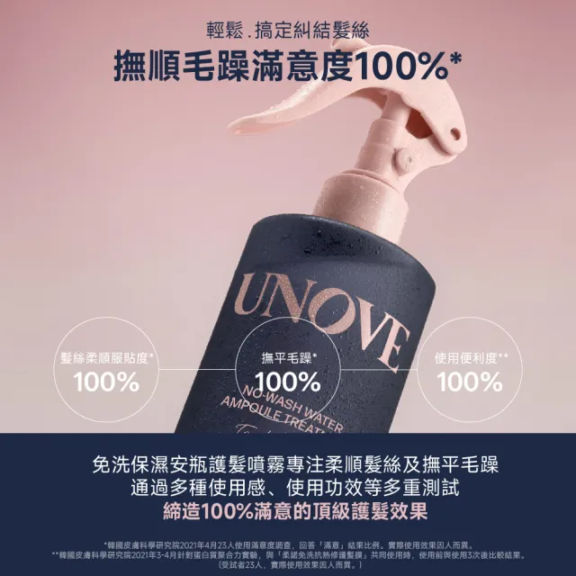 【UNOVE】柔諾伊 免洗角蛋白護髮安瓶噴霧200ml
