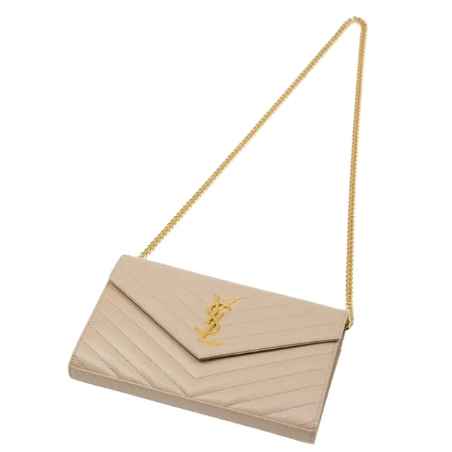 【YSL】377828 裸色 金字 大款(WOC BAG)