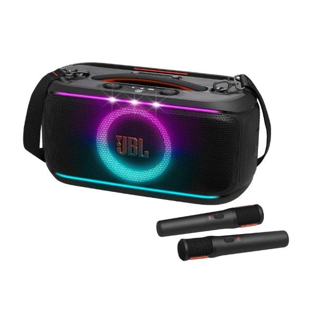 【JBL】Partybox On-The-Go 2 可攜式燈光派對藍牙喇叭 (英大公司貨)