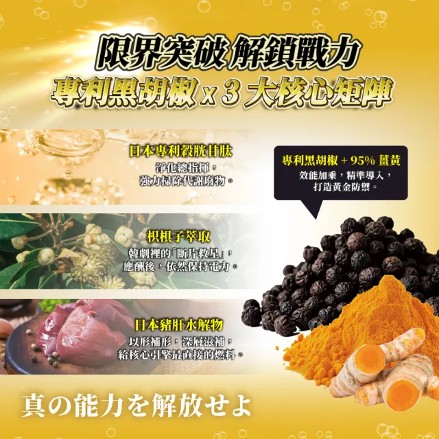 【OSHIMA BIOTECH 大島生醫】宿戰甘皇膠囊x4包(30粒/包、穀胱甘肽、朝鮮薊、薑黃、豬肝萃取)