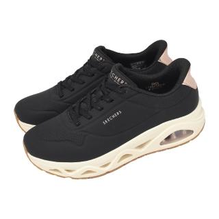 【SKECHERS】休閒鞋 Uno Glide-Step Slip-Ins 寬楦 女鞋 黑 米白 190113WBLK