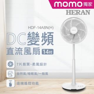 【HERAN 禾聯】14吋智慧觸控變頻7葉片DC風扇(HDF-14A8NH)