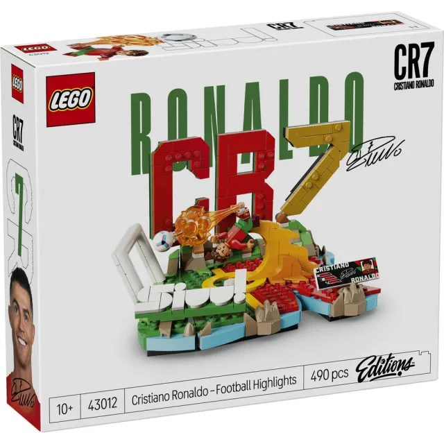 【LEGO 樂高】Editions 43012 & 43016 Cristiano Ronaldo－C羅組合(世足 2026世界盃 禮物 積木 居家擺設)