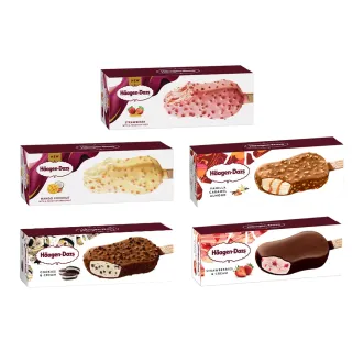 【Haagen-Dazs 哈根達斯】mo獨家新品上市 水果派對雪糕15入組