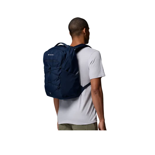 【Columbia 哥倫比亞】防潑28L後背包-Atlas Explorer™ 28L Backpack-深藍色(UUU25590NY/KS)