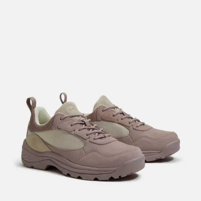 【Timberland】女款淺紫色低筒防水健行鞋(A4276AJG)