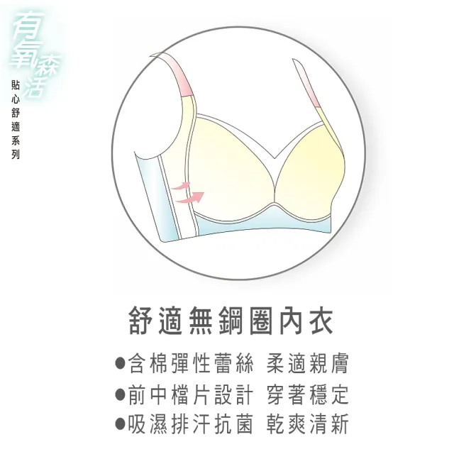 【Swear 思薇爾】有氧森活系列B-F罩無鋼圈蕾絲包覆女內衣(芋膚色)_出清品