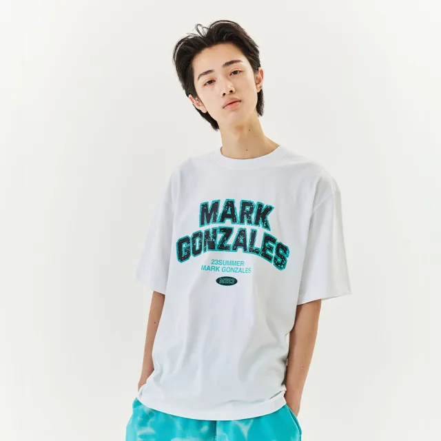 【Mark Gonzales】男女同款 VARSITY 圖案T恤 - 白色