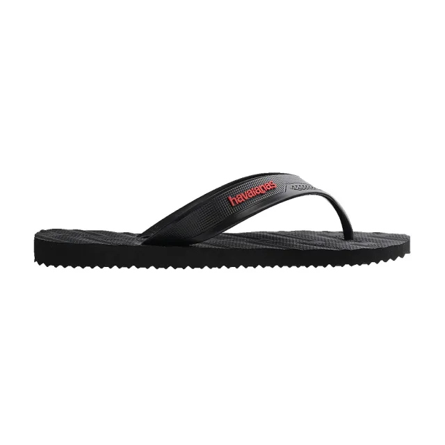 【havaianas 哈瓦仕】拖鞋 男鞋 女鞋 夾腳拖 寬帶 鏤空鞋帶 Track Waves 黑 4149734-0090U (哈瓦士)