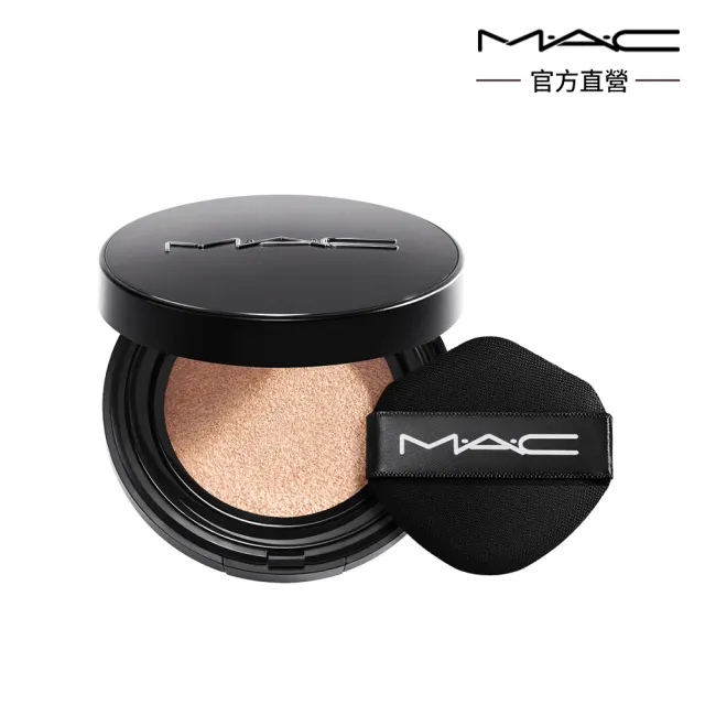 【M.A.C】臥蠶自然大眼組(霧絲絨氣墊粉餅+調光校色液1.8ML+立體修正液4.5ML