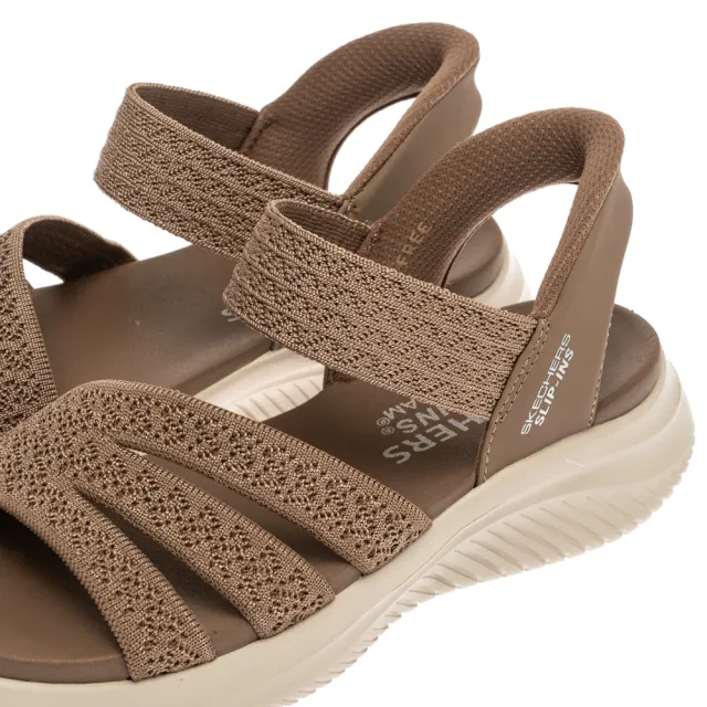 【SKECHERS】女鞋 休閒系列 涼拖鞋 涼鞋 拖鞋 瞬穿舒適科技 ULTRA FLEX 3.0 SANDAL (164054MOC)