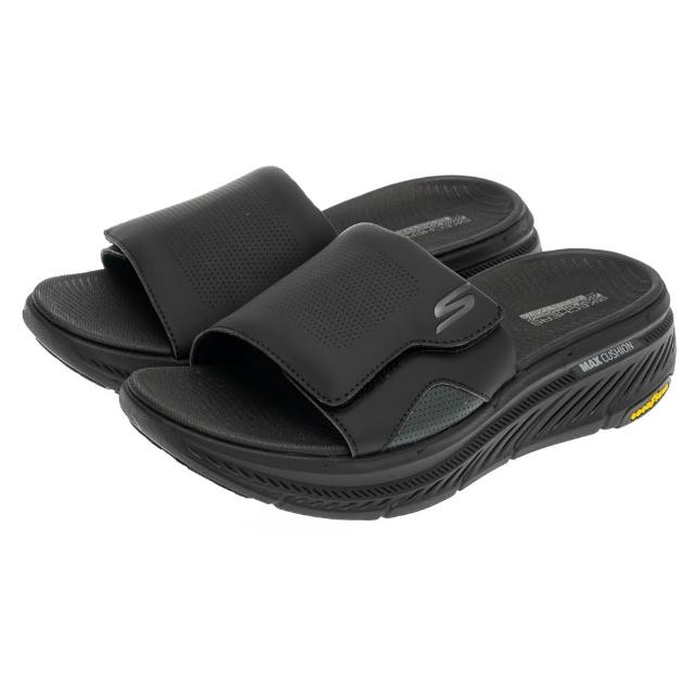 【SKECHERS】男鞋 健走系列涼拖鞋 拖鞋 涼鞋 MAX CUSHIONING PREMIER 2.0 SANDAL(229215BBK)
