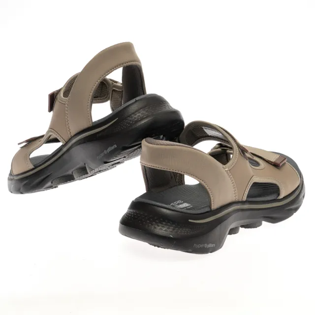 【SKECHERS】男鞋 健走系列涼拖鞋 拖鞋 涼鞋 瞬穿舒適科技 GO WALK 7 SANDAL(229297DKTP)