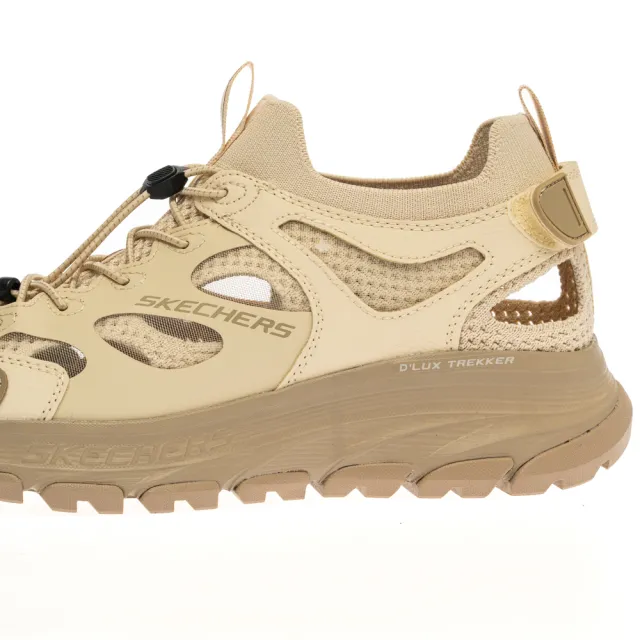 【SKECHERS】男鞋 戶外越野系列 拖鞋 涼鞋 瞬穿舒適科技 D LUX TREKKER SANDAL(237639SAND)