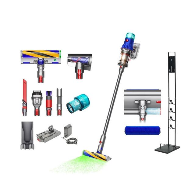【dyson 戴森】V12 Detect Slim Fluffy SV46 強勁輕量智慧無線吸塵器 光學偵測(升級HEPA過濾)