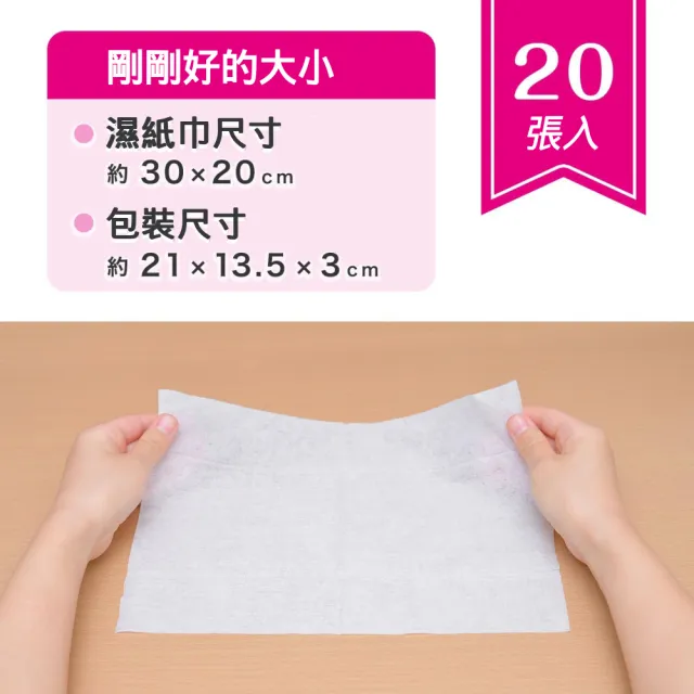 【LEC】激落君電解水微波爐冰箱清潔濕紙巾20抽X4包入
