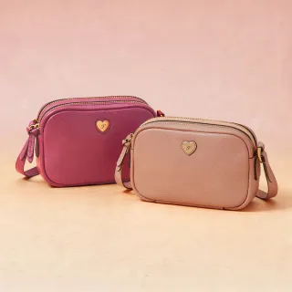 【FOSSIL】Danni 真皮相機 斜背包(多色可選)