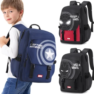【優貝選】迪士尼 男孩最愛漫威英雄 大容量 小學生書包 3-6高年級適用(平輸品)