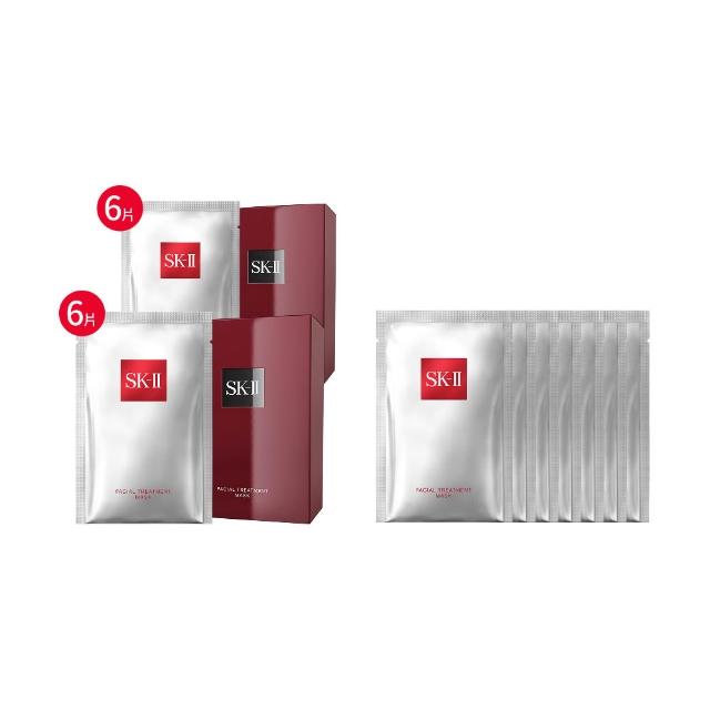 【SK-II】官方直營 青春面膜寵粉組(青春敷面膜6+6片/禮盒/保濕)