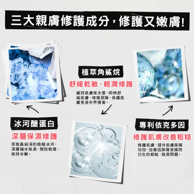 【Kiehl’s 契爾氏】官方直營 冰河醣蛋白身體修護嫩膚霜250ml(Kiehl’s/保濕/舒緩/乳液)