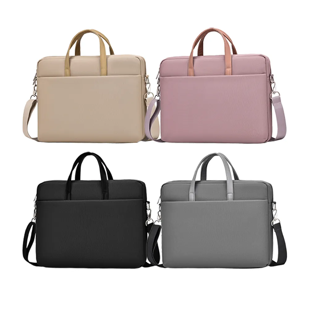 【OMG】牛津布單肩手提電腦包 17.3吋筆電包 筆電防震包 防水休閒公事包 側背電腦包 內膽包