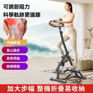新川 多功能爬樓機 踏步機 登山機 有氧健身器材 靜音爬坡機 減肥原地踏步器
