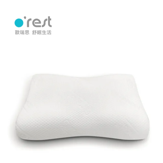【orest】記憶枕推薦 完美側睡護頸枕｜人體工學 抗菌枕芯 低溫感記憶棉 側睡枕