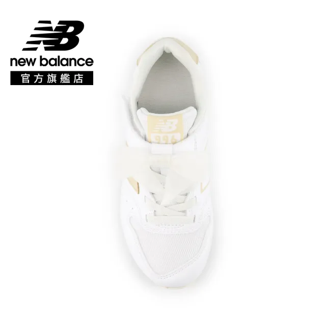 【NEW BALANCE】NB 童鞋 中童_Y9961JA-W_男童/女童_白黃色(4-8歲)