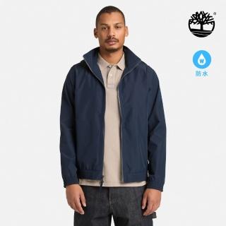 【Timberland】男款深寶石藍防水飛行外套(A6ATG433)