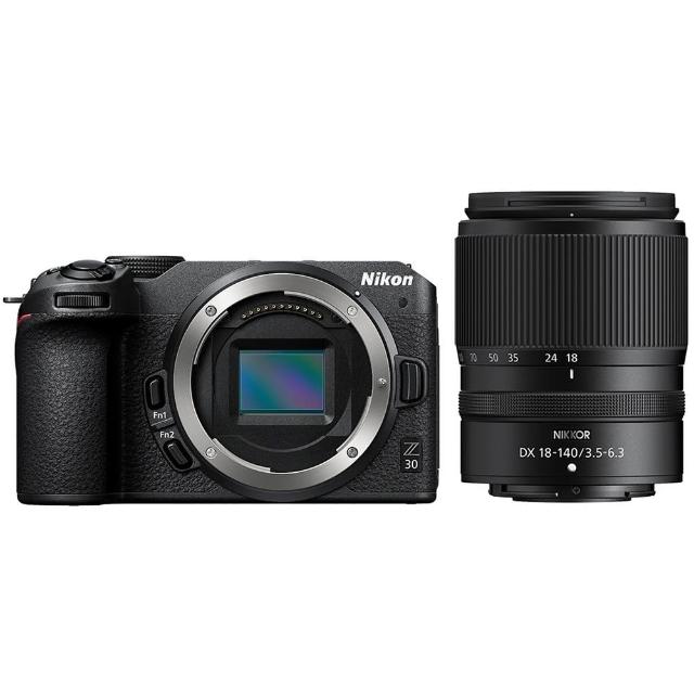 【Nikon 尼康】Z30 KIT 附 Z 18-140mm VR 旅遊鏡組 (公司貨) APS-C 無反微單眼相機 直播